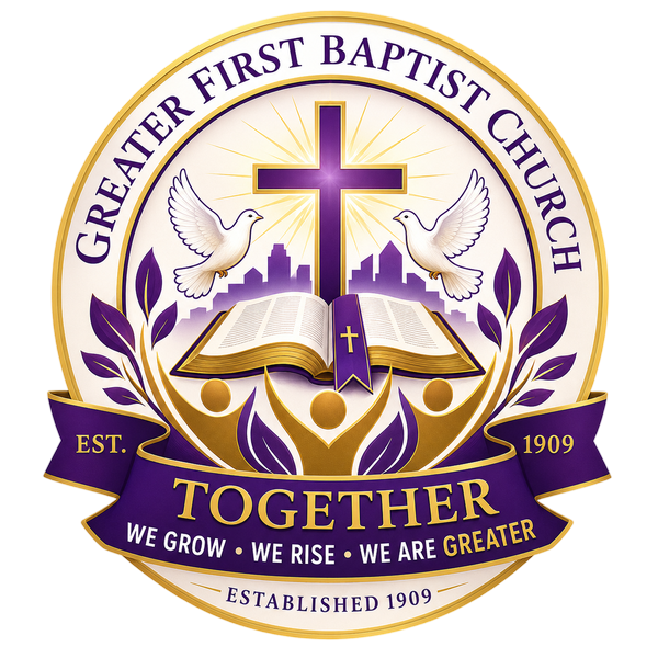 Greater First Church Crest